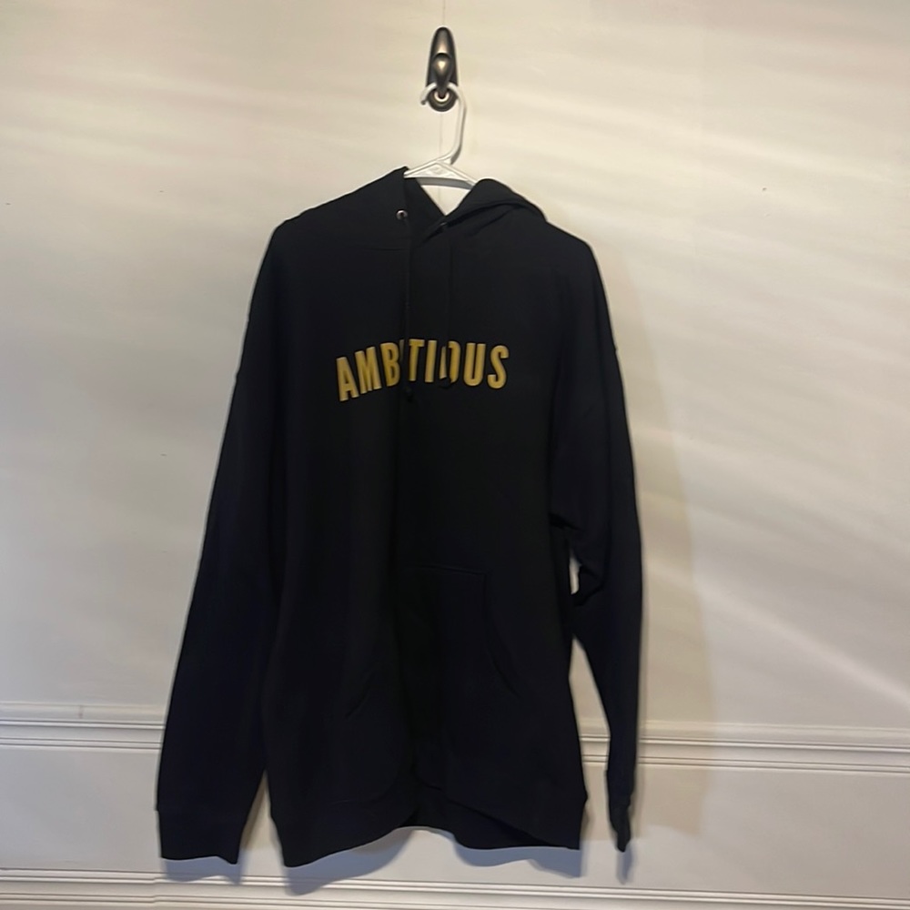 Phenomenal Woman Ambitious Hoodie Black 2 XL NWOT